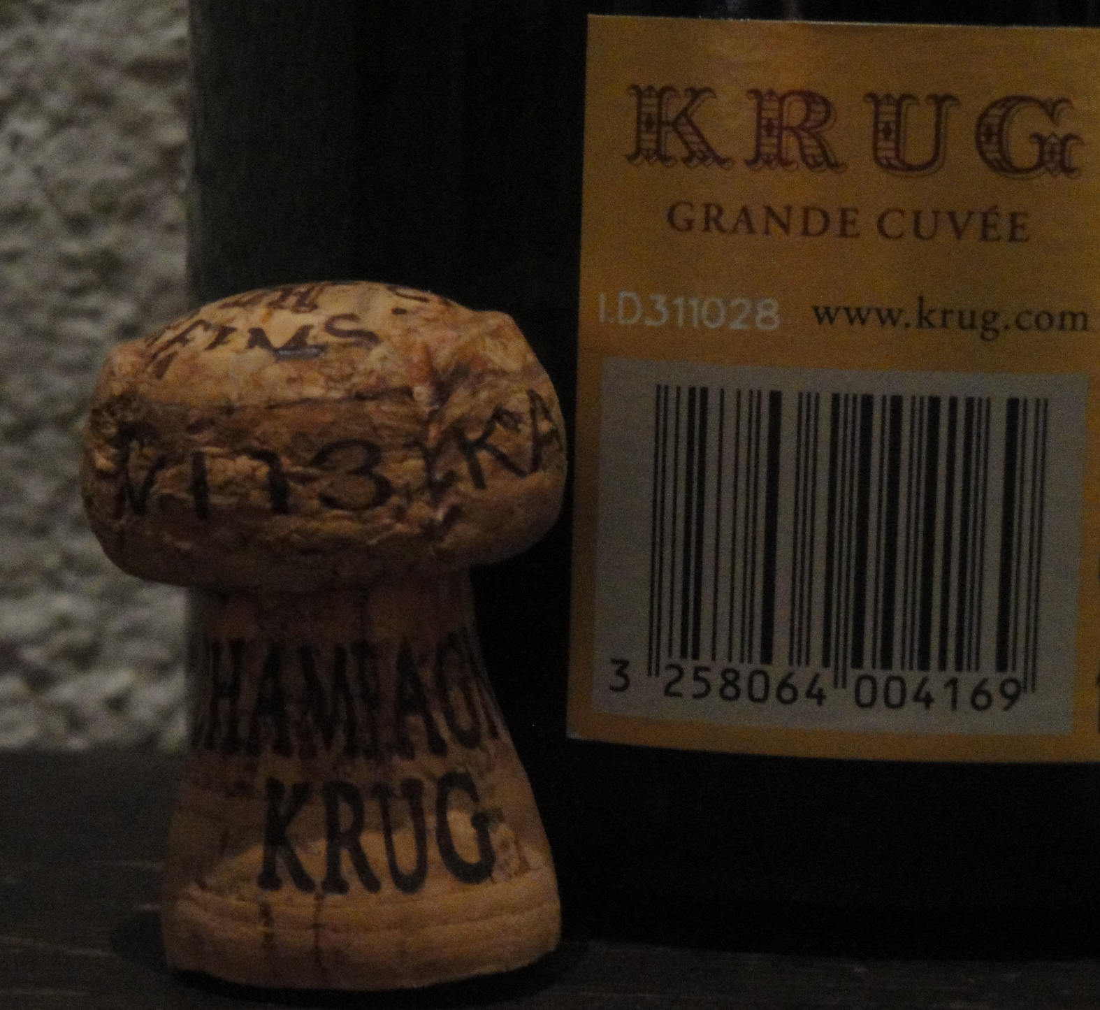 N.V. Krug Champagne Brut Grande Cuvée 2nd Generation (1982/83-1995/96) -  CellarTracker